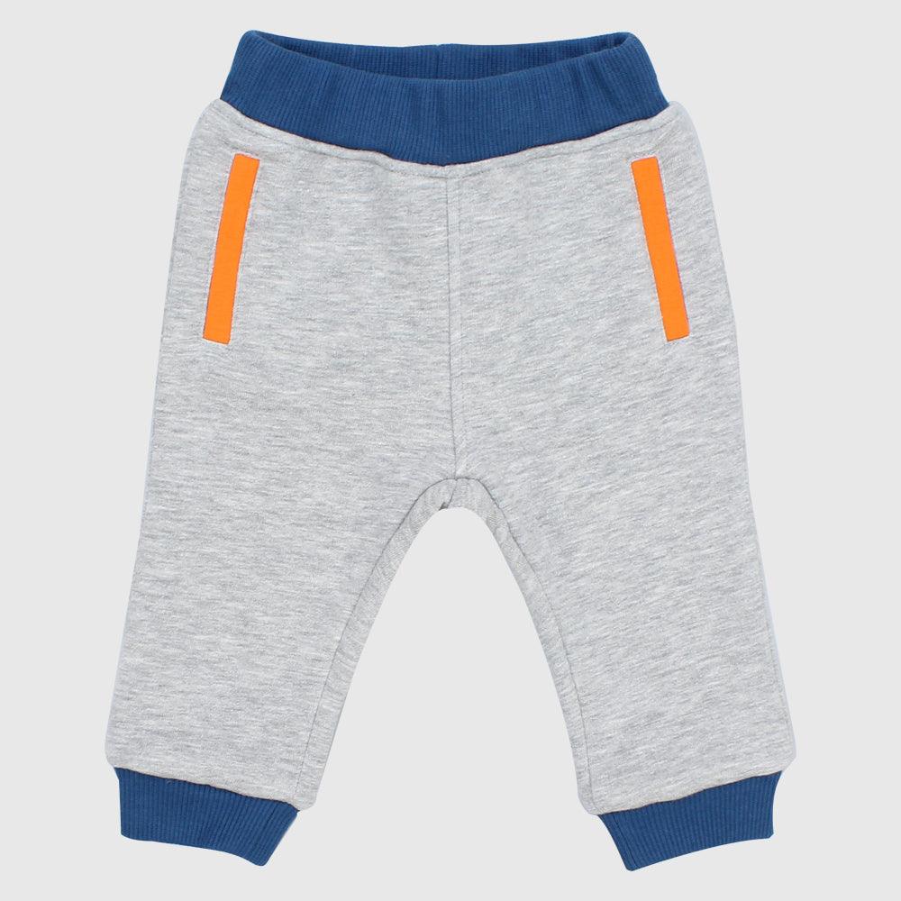 Grey Fleeced Sweatpants - Ourkids - Pompelo