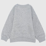 Grey Long-Sleeved Fleeced Sweatshirt - Ourkids - Ourkids