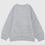 Grey Long-Sleeved Fleeced Sweatshirt - Ourkids - Ourkids