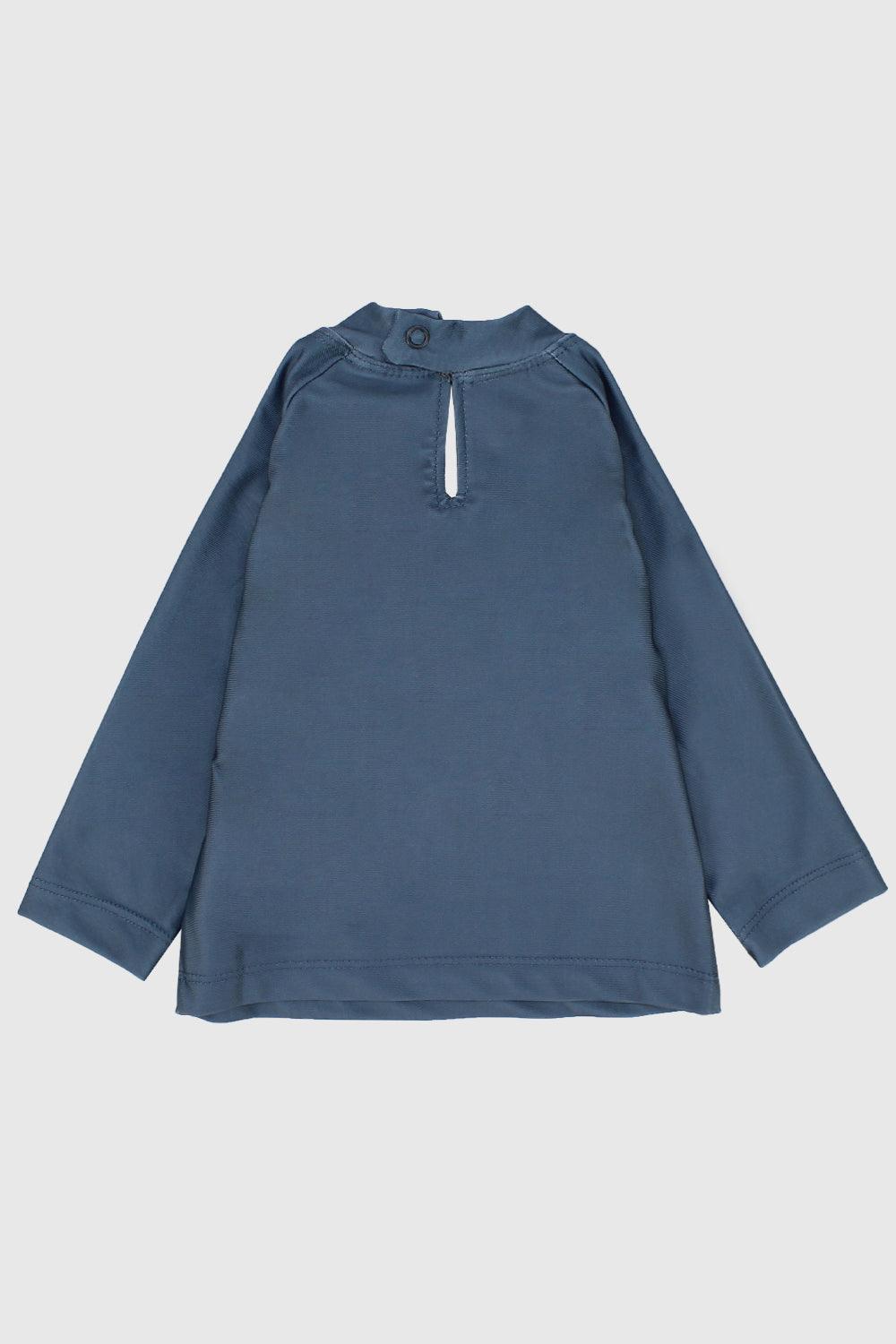 Grey Long-Sleeved Rash Guard - Ourkids - Playmore