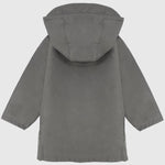 Grey Unisex Long-Sleeved Waterproof Hooded Jacket - Ourkids - Playmore