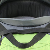 Grey/Apple Green Petit Bebe Smart Space Carry Cot - Ourkids - Petit Bebe