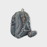 Greyish 20 Inches School Set - Ourkids - Golden Bag