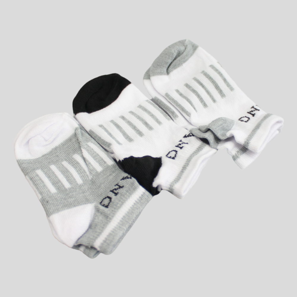 Greyish Socks (Pack Of 3) - Ourkids - Solang