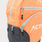 Grey/Orange Laptop Backpack - Ourkids - Activ