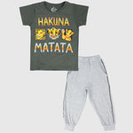 Hakuna Matata Short-Sleeved Pajama - Ourkids - JOKY