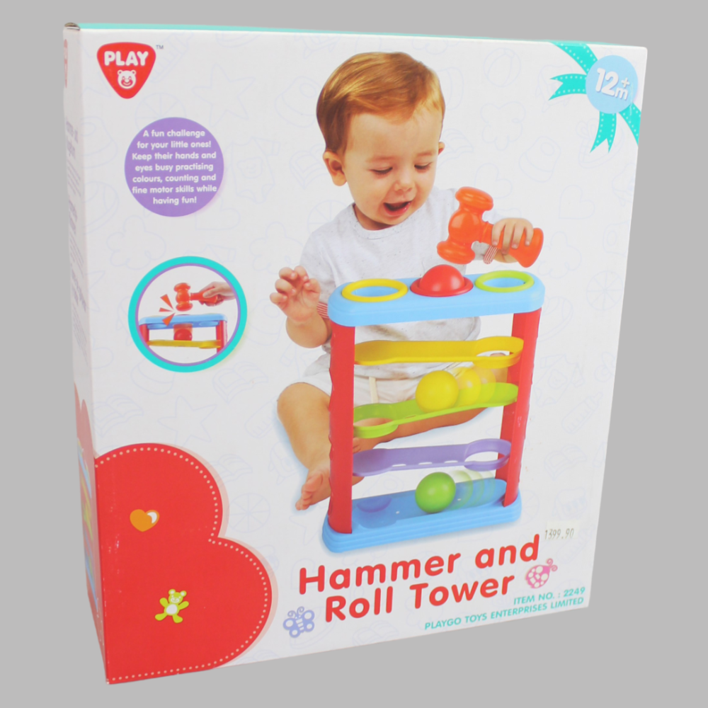 Hammer and Roll Tower - Ourkids - PlayGo