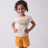 Happy Day Short-Sleeved Pajama - Ourkids - Ourkids