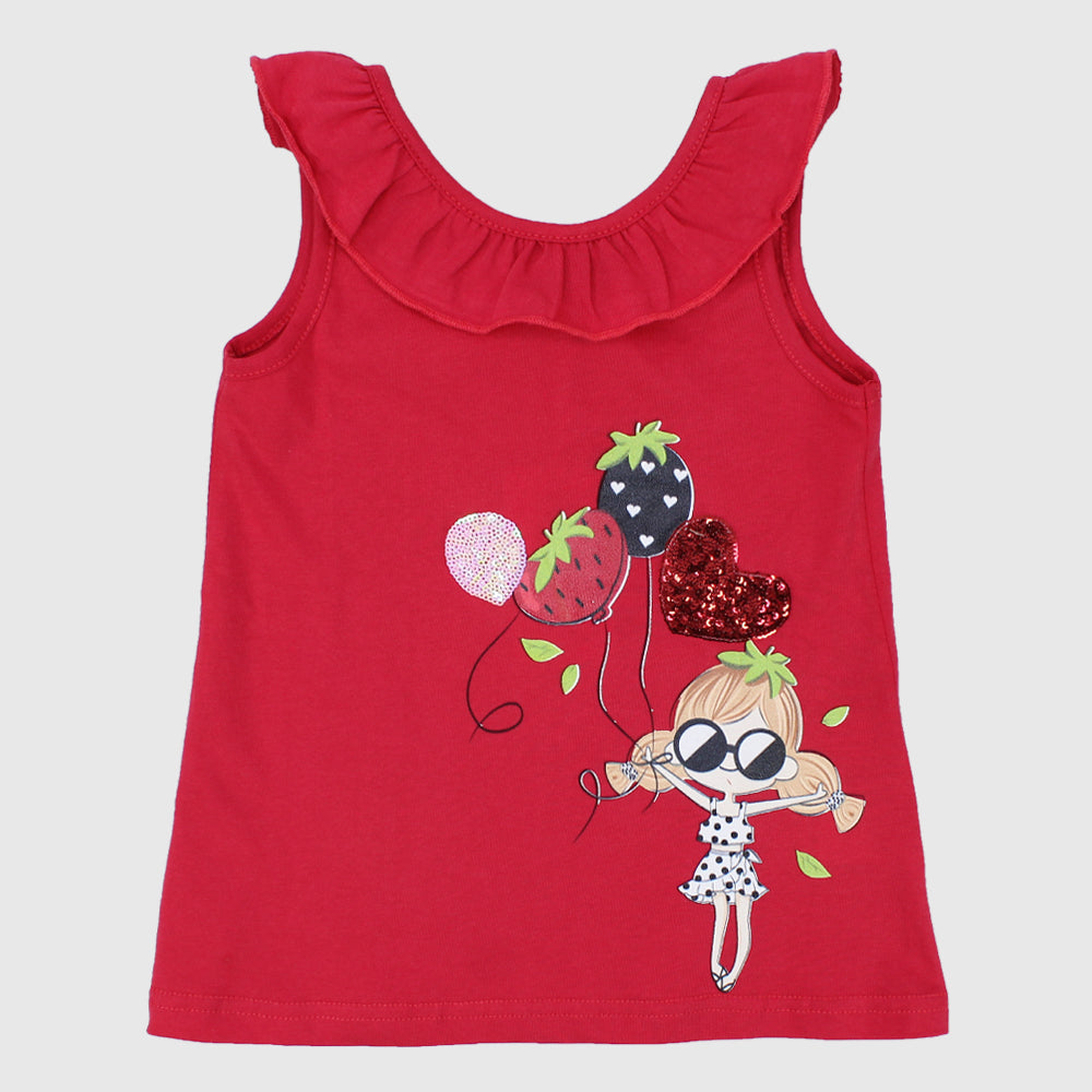 Happy Girl Sleeveless Dress - Ourkids - Quokka