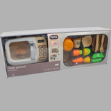 Happy Gourmet Little Kitchen Microwave with Accessories - Ourkids - OKO