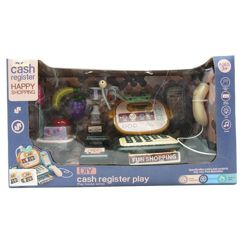 Happy Shopping â€“ Cash Register Play Set With Light And Sound - Ourkids - OKO