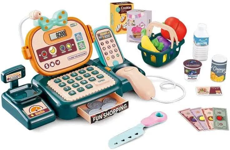 Happy Shopping – Cash Register Play Set With Light And Sound - Ourkids - Milano