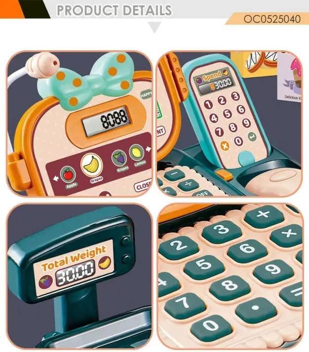 Happy Shopping – Cash Register Play Set With Light And Sound - Ourkids - Milano