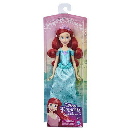 Hasbro Disney Princess Royal Shimmer Ariel Doll, Fashion Doll with Skirt and Accessories, Toy for Kids Ages 3 and up Multi - Ourkids - The Little Mermaid