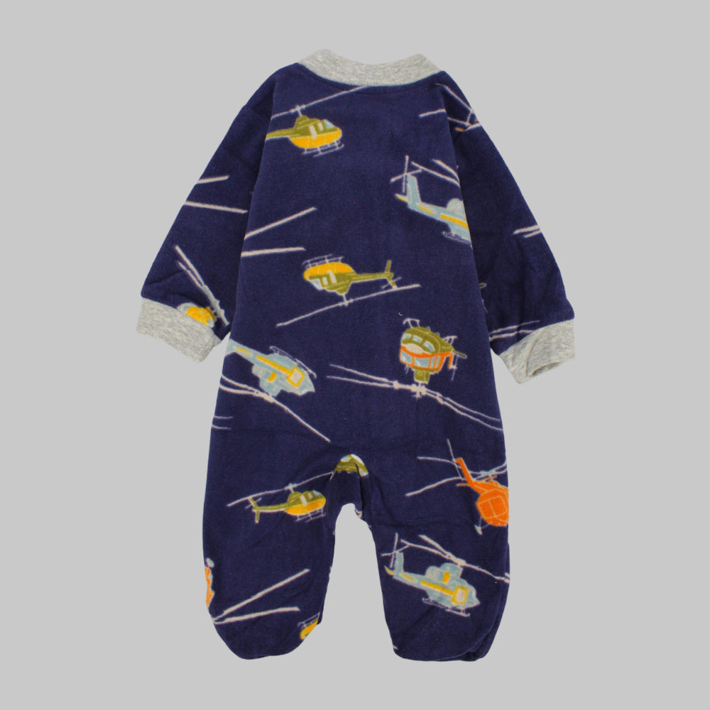 Helicopter Long-Sleeved Baby Footie - Ourkids - Carter's