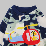 Helicopter Long-Sleeved Baby Footie - Ourkids - Carter's