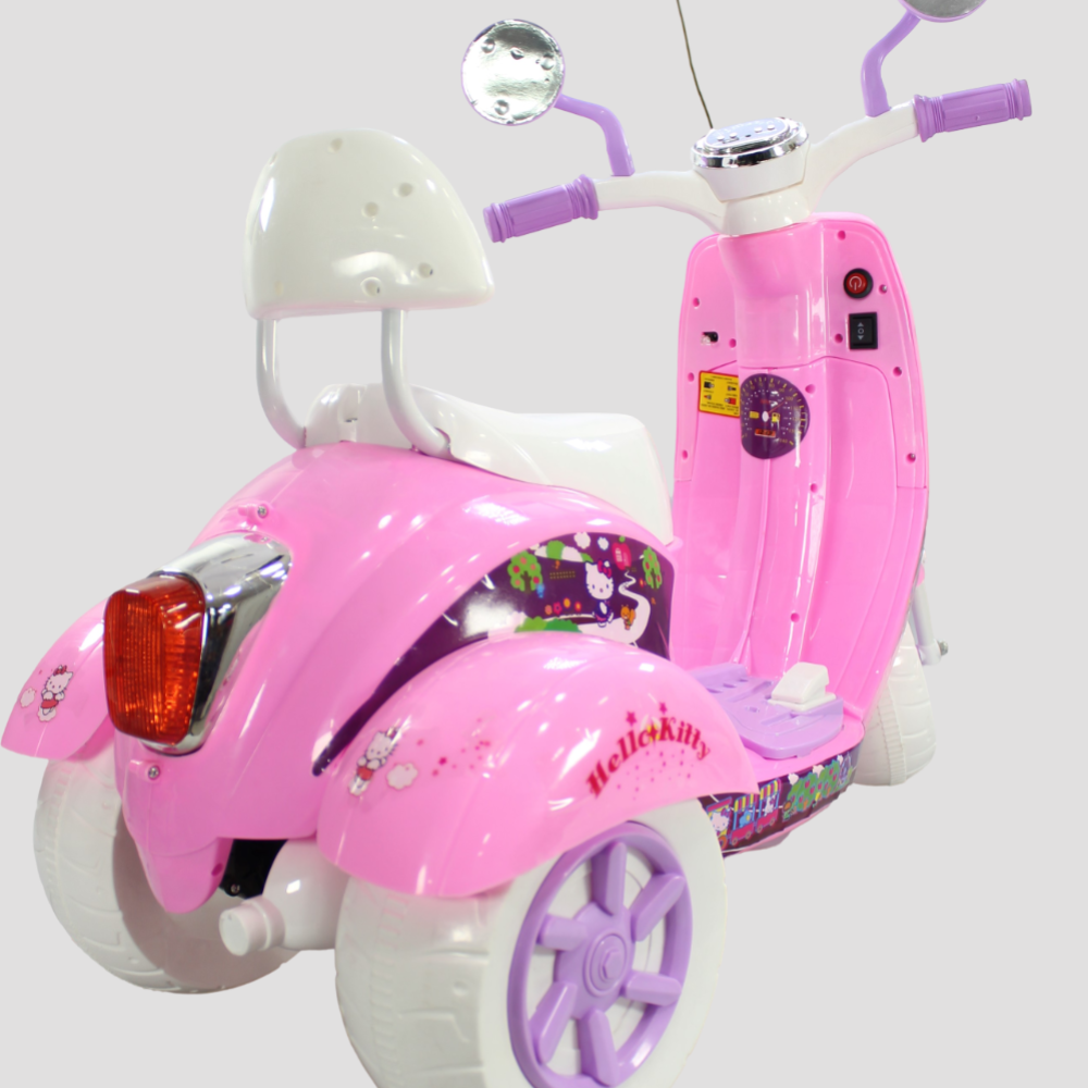 Hello Kitty Electric Rides-on Motorcycle for Kids – Pink – QM-168 - Ourkids - Dream Land