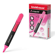 Highlighter ErichKrauseÂ® Liquid H-30, ink color: pink - Ourkids - Erich Krause