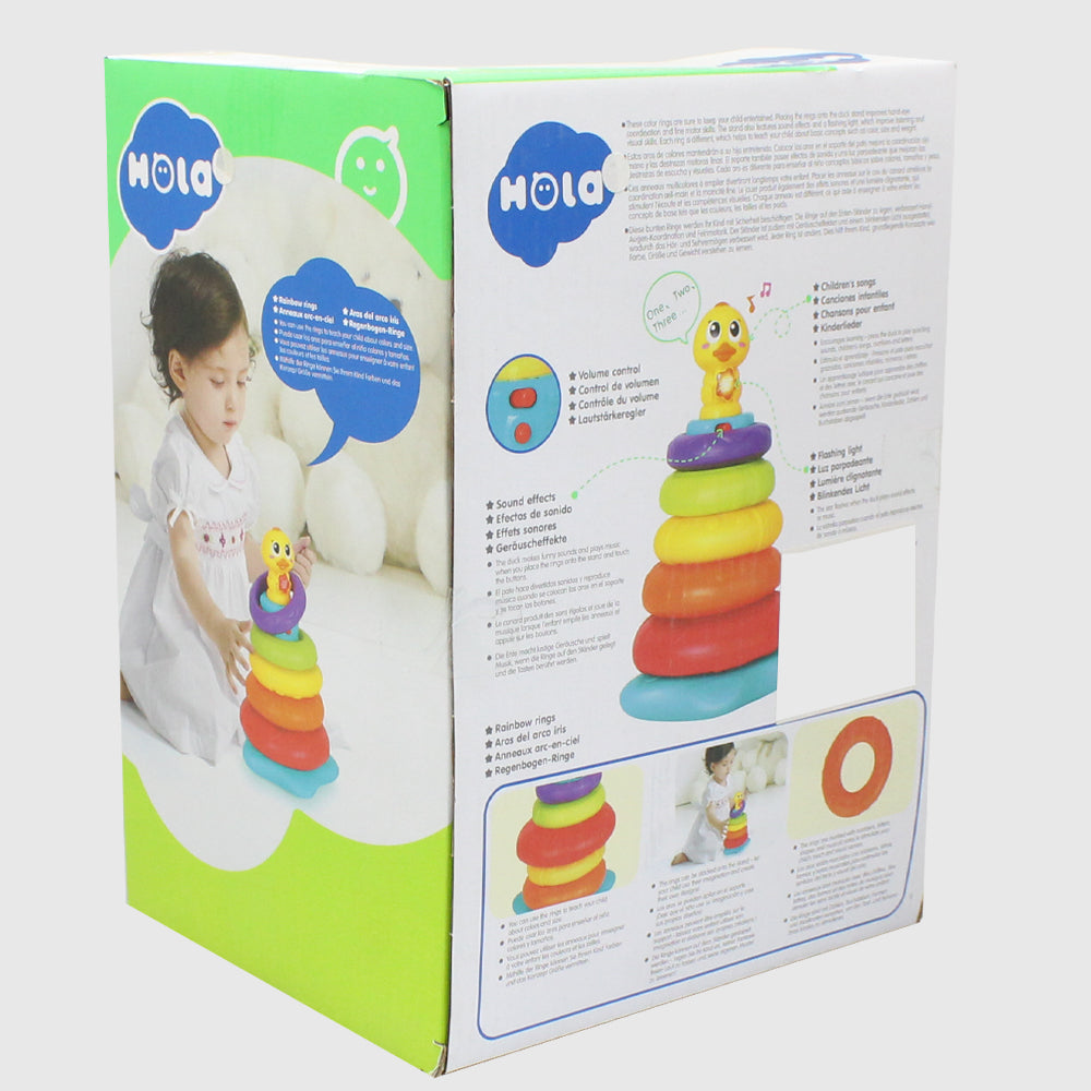 Hola Little Rainbow Duck Stacking Toy - Ourkids - Hola