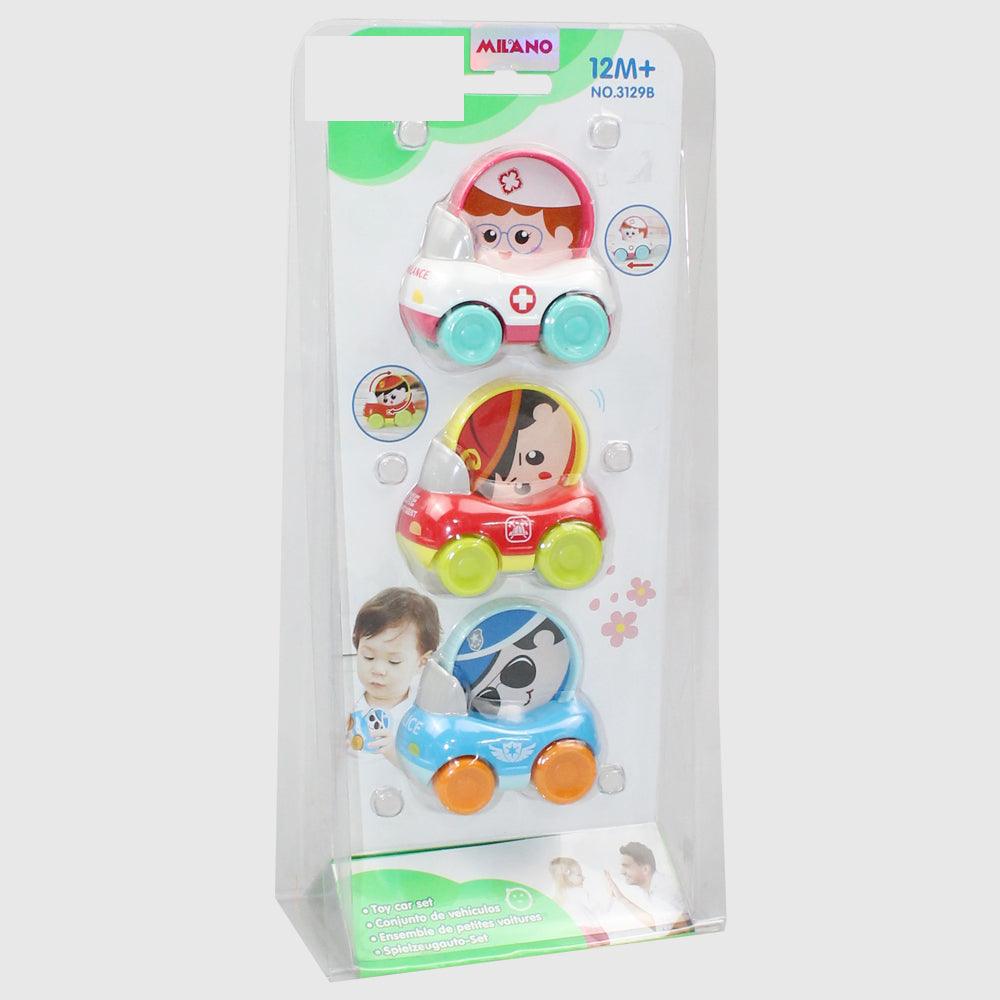 Hola Toy Car Set (3 Pcs) - Ourkids - Hola