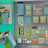 home hospital storage desk - Ourkids - Milano