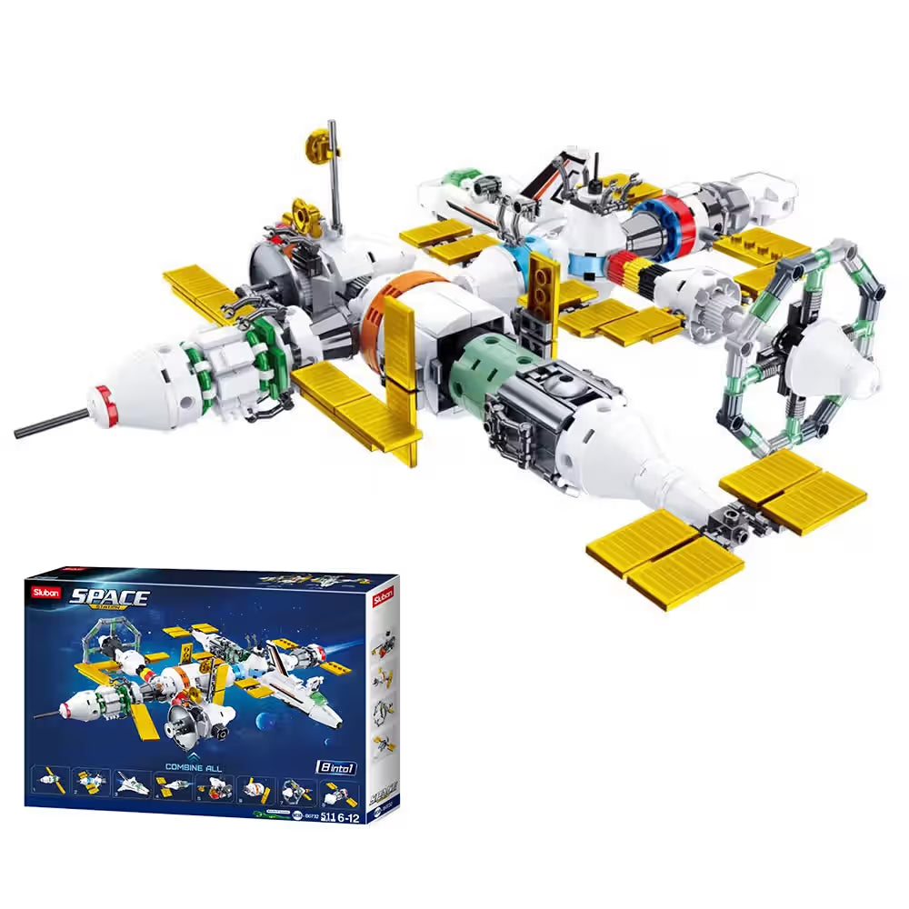 Sluban International Space Station Building Blocks Set - 512 Pcs - Toys