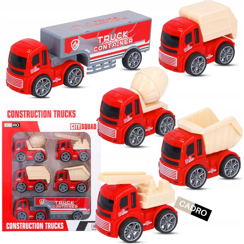 Die Cast Car Vehicles Toy Set – Mini Engineering Vehicles
