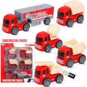 Die Cast Car Vehicles Toy Set – Mini Engineering Vehicles