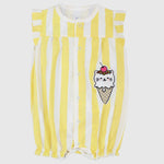 Ice Cream Cone Sleeveless Romper - Ourkids - JOKY