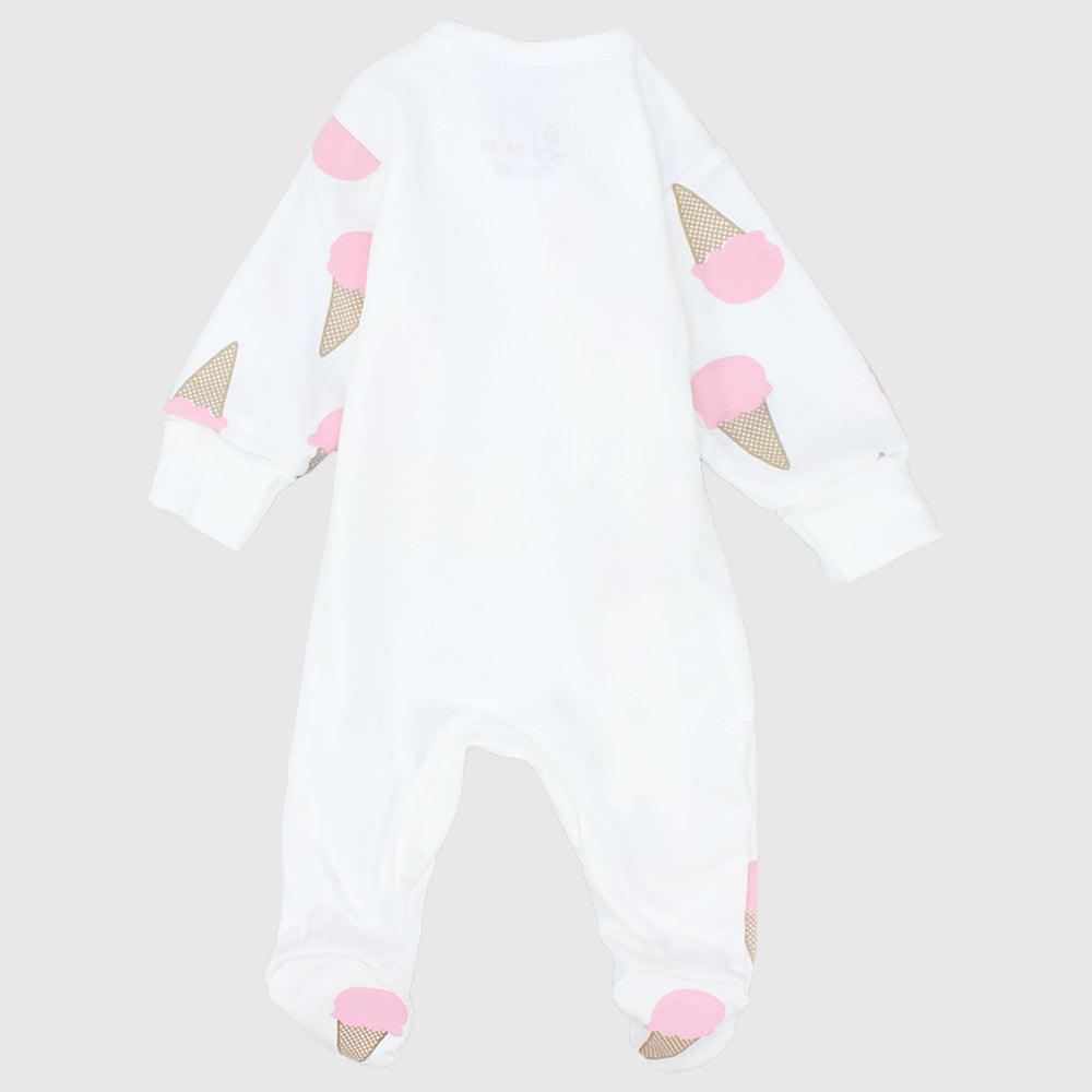 Ice Cream Long-Sleeved Baby Footie - Ourkids - JOKY