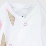 Ice Cream Long-Sleeved Baby Footie - Ourkids - JOKY