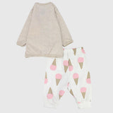 Ice Cream Long-Sleeved Pajama - Ourkids - JOKY