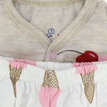 Ice Cream Long-Sleeved Pajama - Ourkids - JOKY