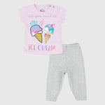 Ice Cream Short-Sleeved Pajama - Ourkids - JOKY