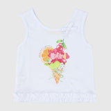 Ice-Cream Sleeveless T-Shirt - Ourkids - Quokka