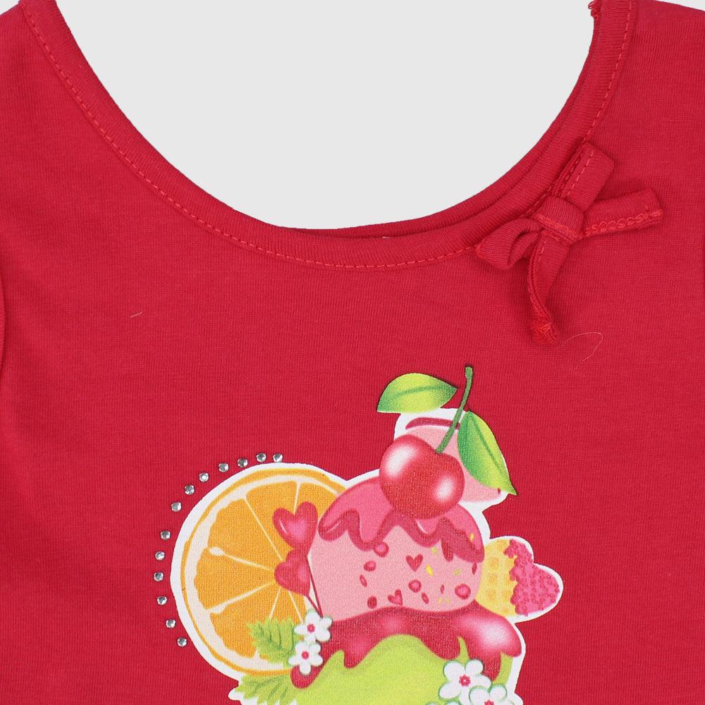 Ice-Cream Sleeveless T-Shirt - Ourkids - Quokka