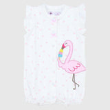 Ice Cream Swan Sleeveless Romper - Ourkids - Baby Land