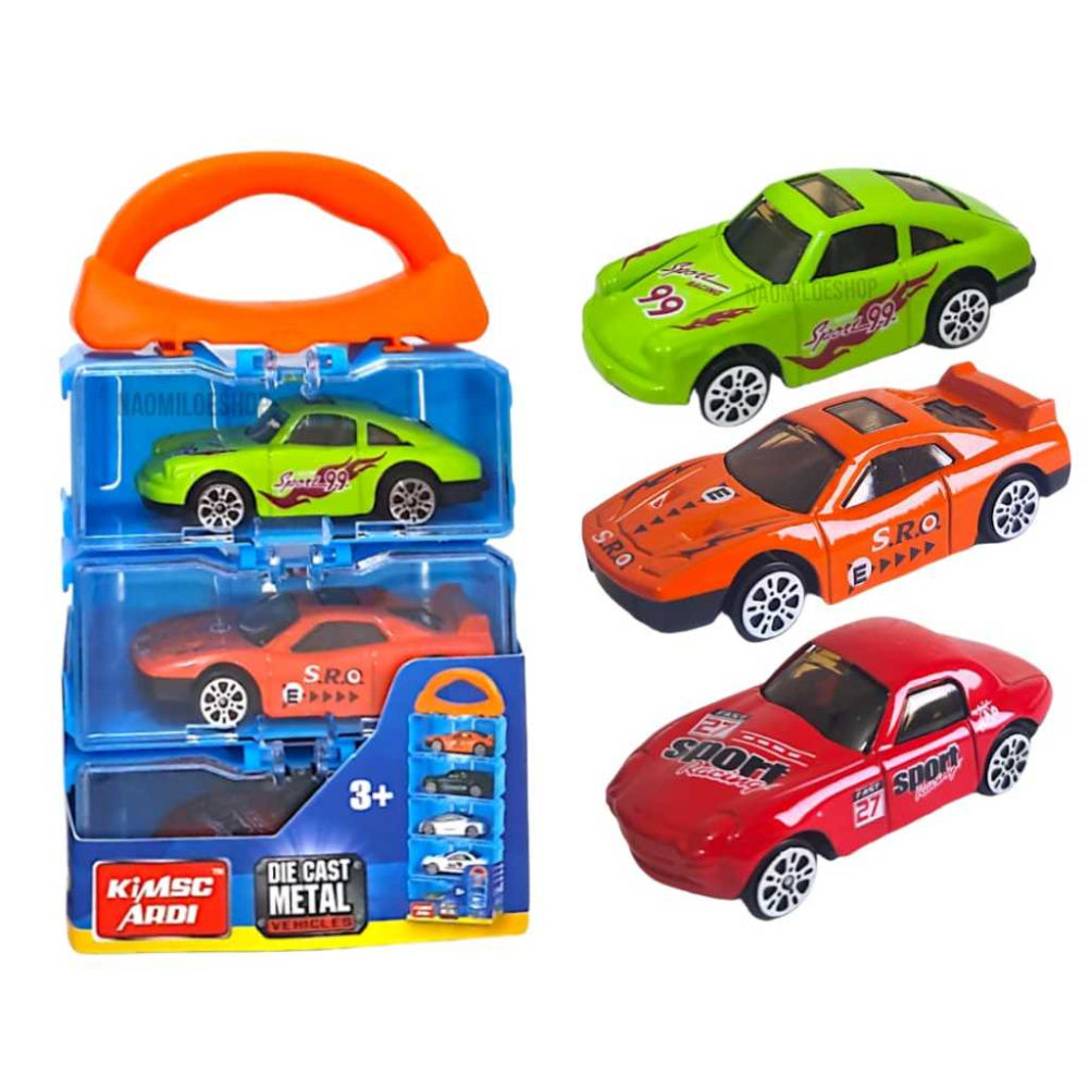 Kidami Die-Cast Metal Toy Cars – 12Pcs