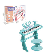 Electronic Keyboard Set with Chair 37-Key – Green