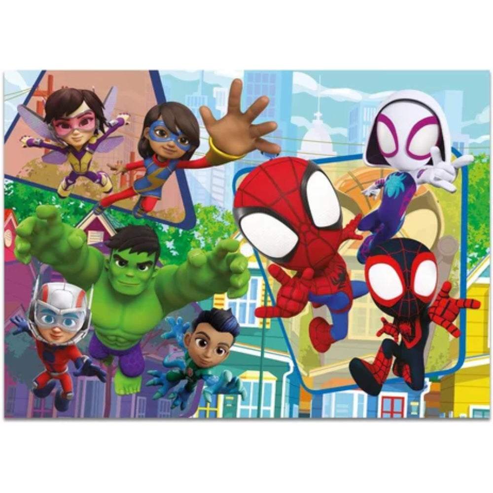 Lisciani Marvel Spidey Double-Face Maxi Floor Puzzle - 4 x 48 Pieces
