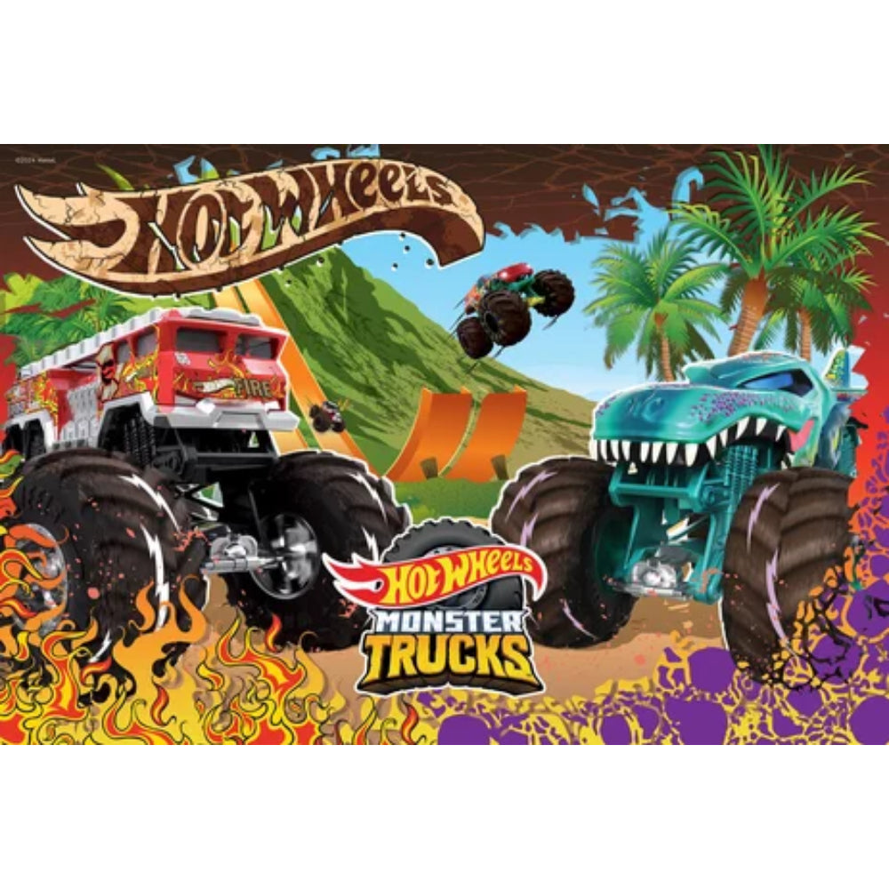 Lisciani Hot Wheels MOnster Trucks Puzzle - 60 Pieces