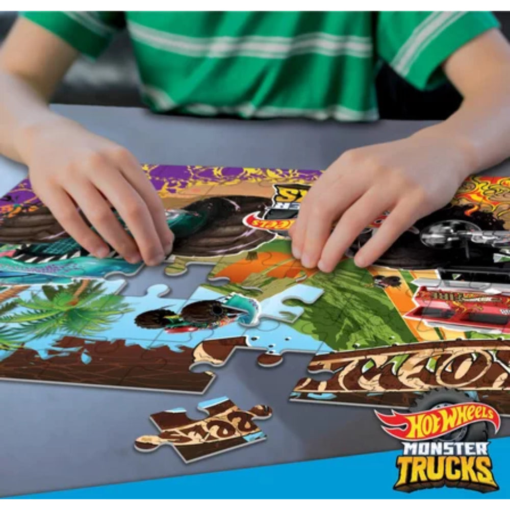 Lisciani Hot Wheels MOnster Trucks Puzzle - 60 Pieces