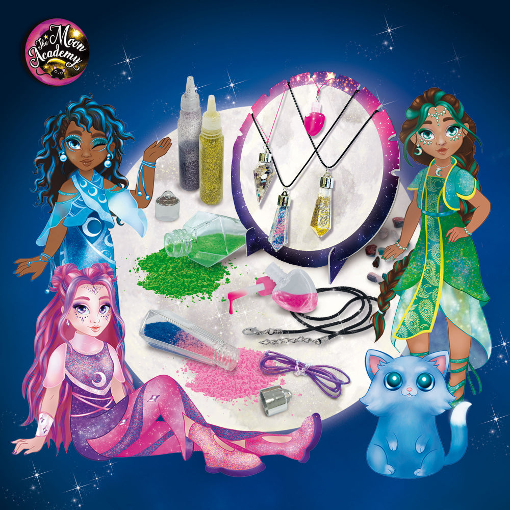 Lisciani The Moon Academy Moon Crystal Pendants