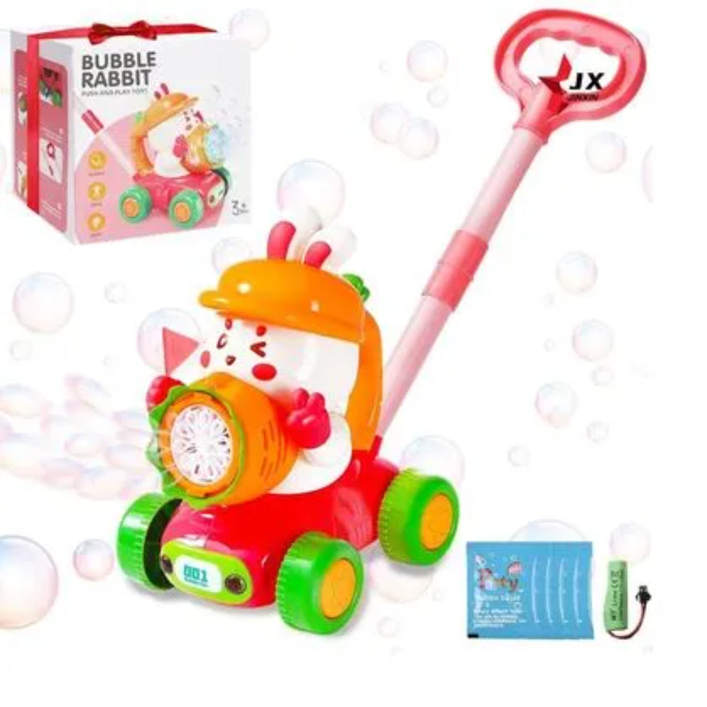 Bubble Rabbit Push and Play Toy