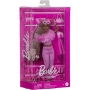 Barbie Deluxe Style Doll #4 in Soft Pink Jumpsuit, Pink And Brown Braided Hair