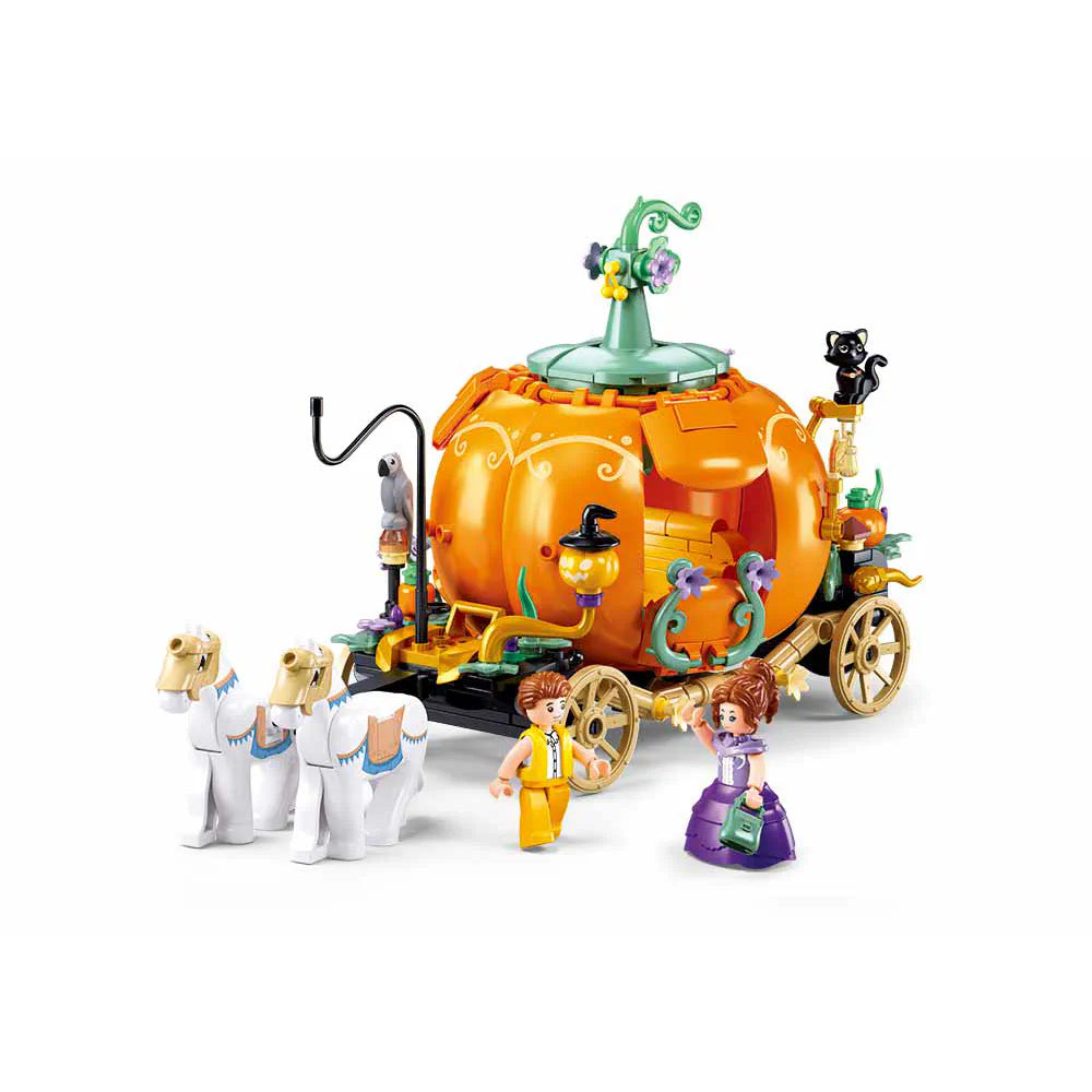 Sluban Girls Dream Pumpkin Carriage - 320Pcs - Toys