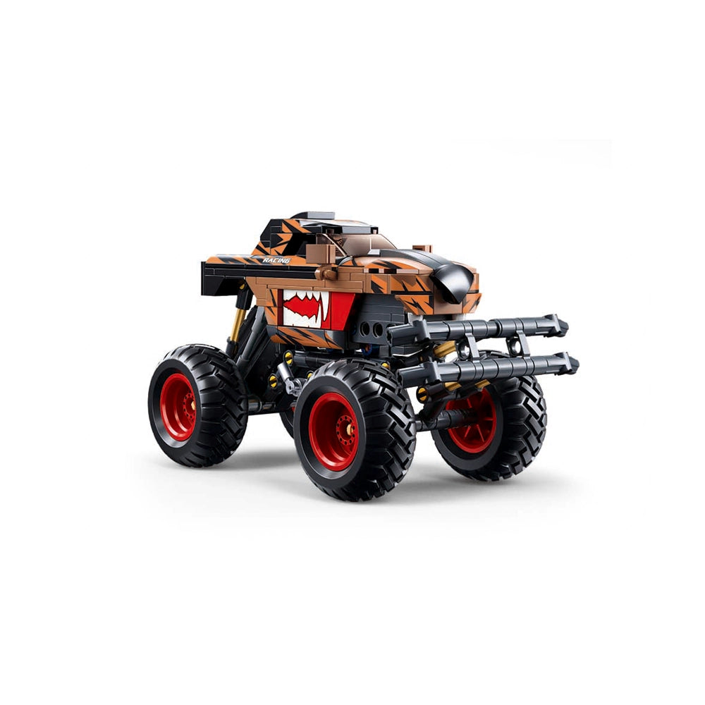 Sluban Power Bricks Off Road Bigfoot Orange Vehicle - 269Pcs