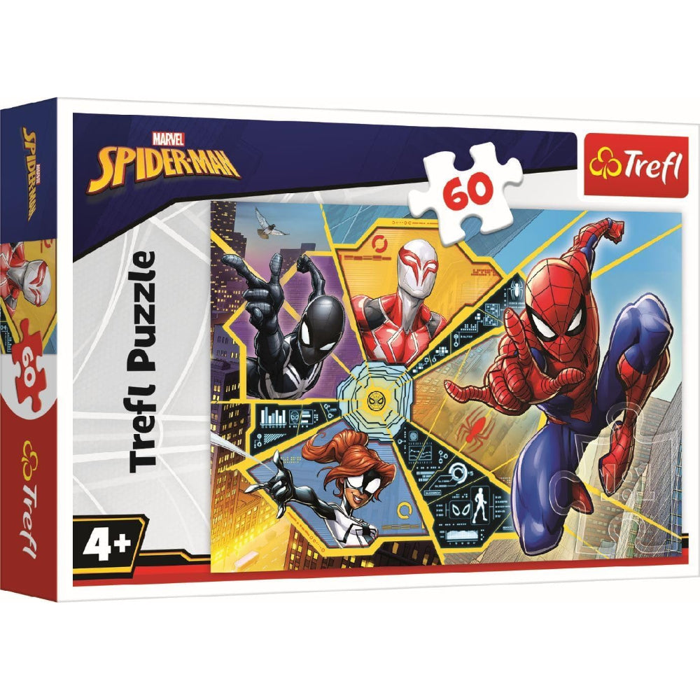 Trefl Spiderman On The Web Puzzle - 60 Pcs