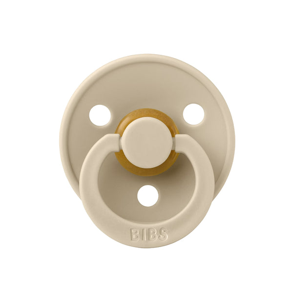 BIBS Pacifier Colour Latex Size 1 Anatomical Vanilla-Flow Pack