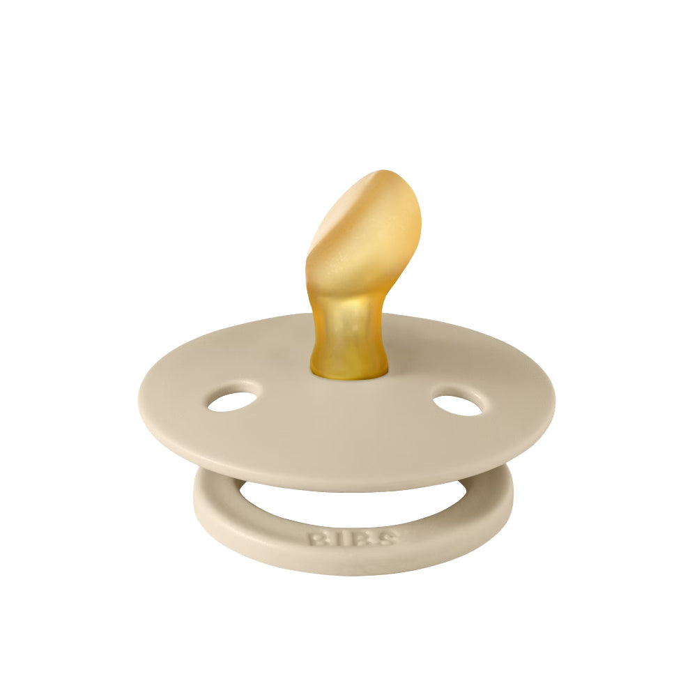 BIBS Pacifier Colour Latex Size 1 Anatomical Vanilla-Flow Pack